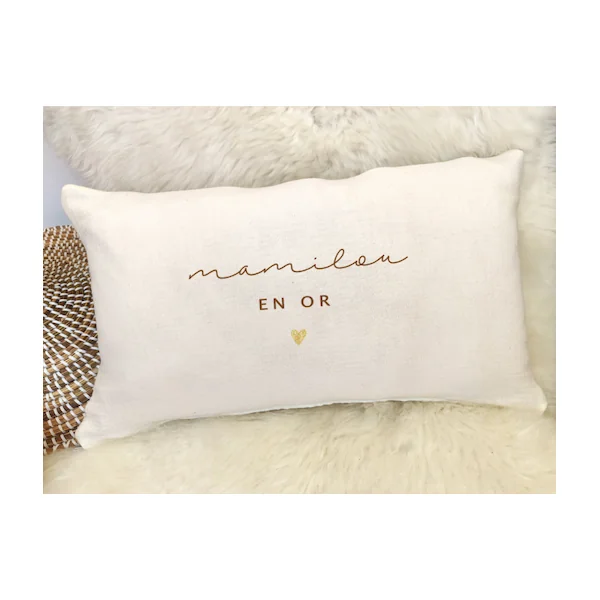 Coussin gaze de coton Mamie (6 coloris)