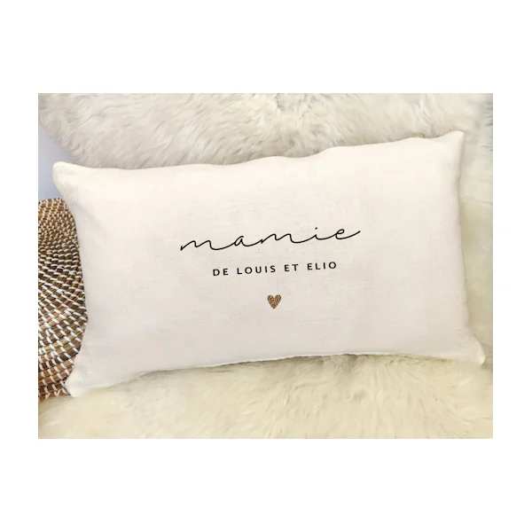 Coussin gaze de coton Mamie (6 coloris)