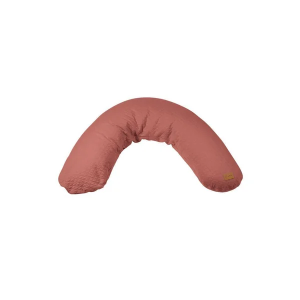 Coussin Grossesse & Allaitement - Fleur de coton - Brick