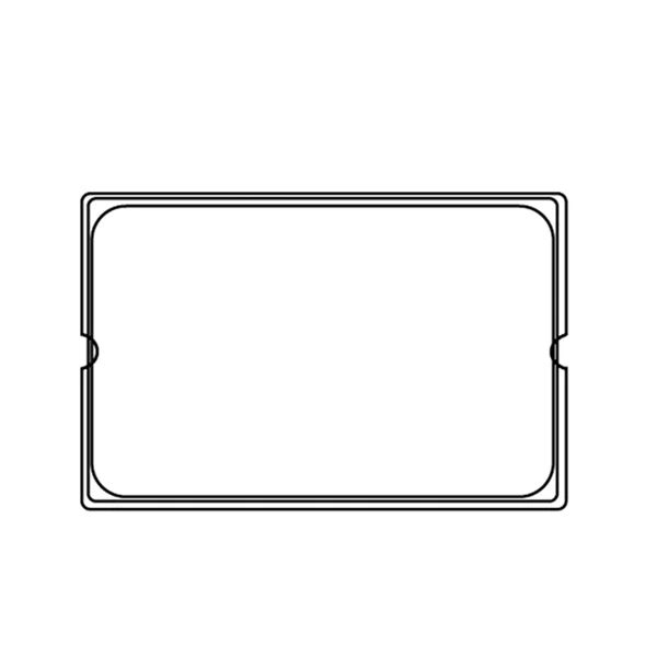 COUVERCLE 1/1 POUR RÉFÉRENCE 181.63/64/65 53x32,5x3,7 CM ARGENTE INOX (1 UNITÉ) - Garcia de Pou