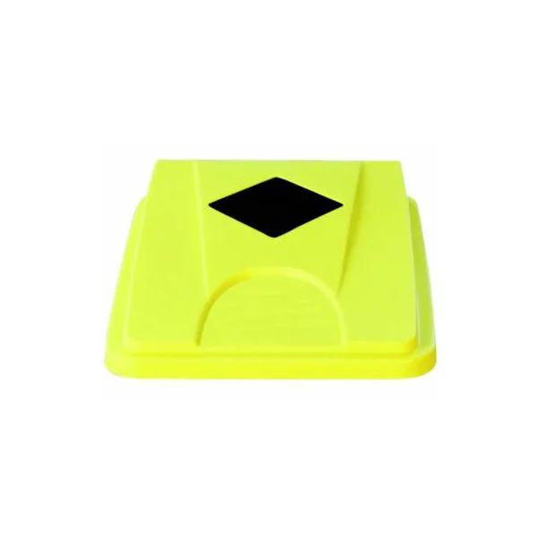 Couvercles (choix multiples) et chariot pour la poubelle de tri sélectif 80 litres