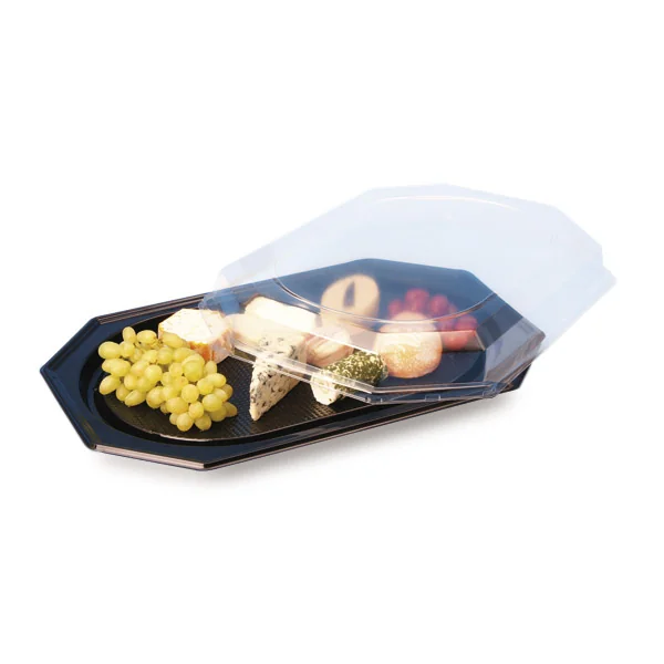 COUVERCLES POUR RÉF. 158.86 45x30 CM TRANSPARENT RPET (50 UNITÉ) - Garcia de Pou