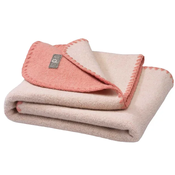 Couverture bébé chaude en laine bouillie Bio double-face - DISANA Nouveauté 2025/26