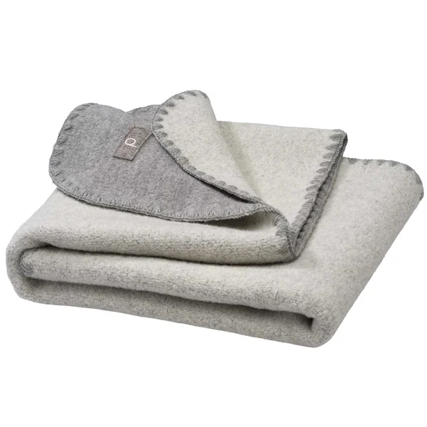 Couverture bébé chaude en laine bouillie Bio double-face - DISANA Nouveauté 2025/26