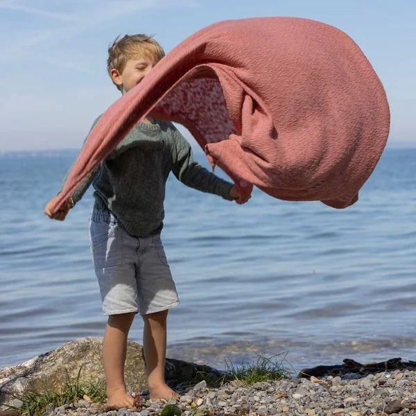 Couverture bébé en lin et coton Bio - DISANA