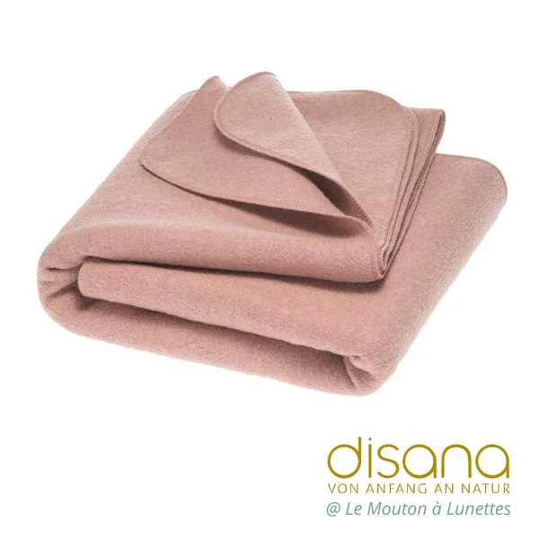 Couverture DISANA en laine bouillie Bio - 2 Tailles
