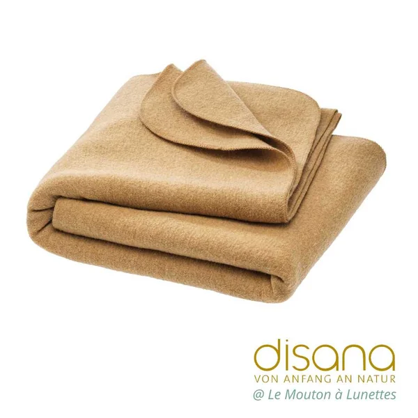 Couverture DISANA en laine bouillie Bio - 2 Tailles