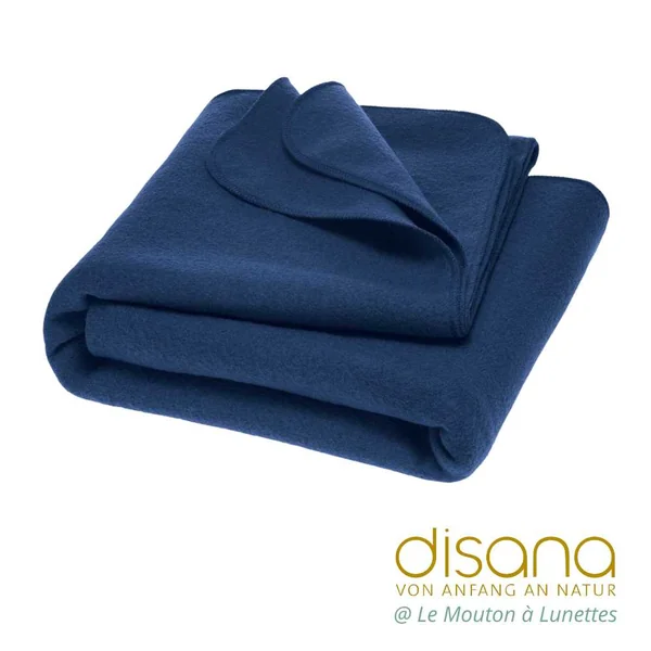 Couverture DISANA en laine bouillie Bio - 2 Tailles