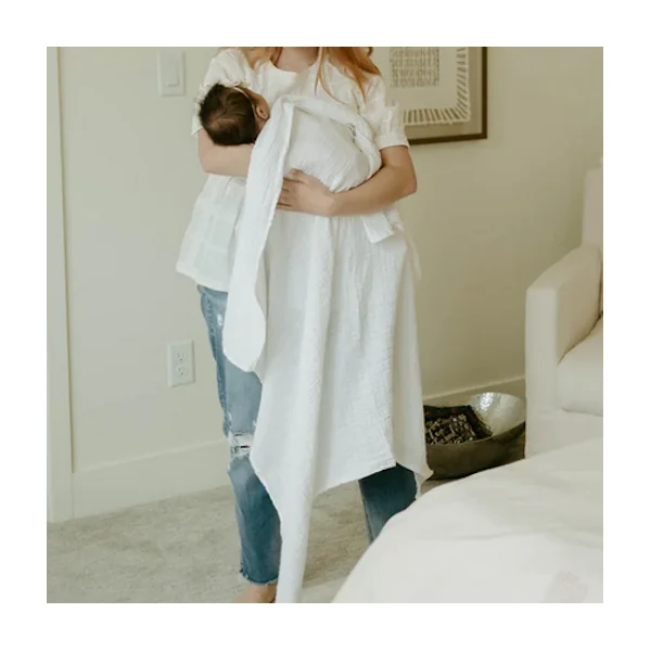 Couverture lange blanc