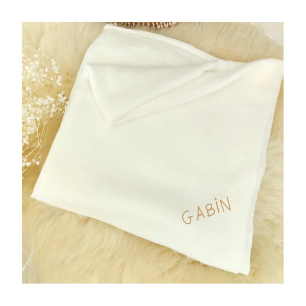 Couverture lange blanc