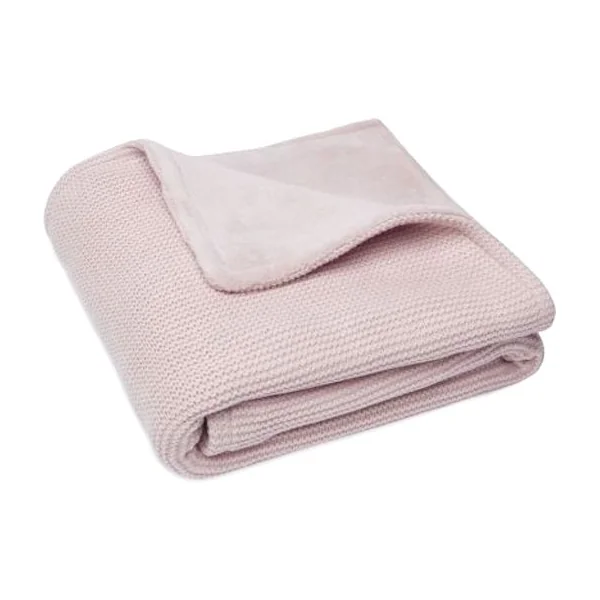 Couverture maille polaire rose personnalisée