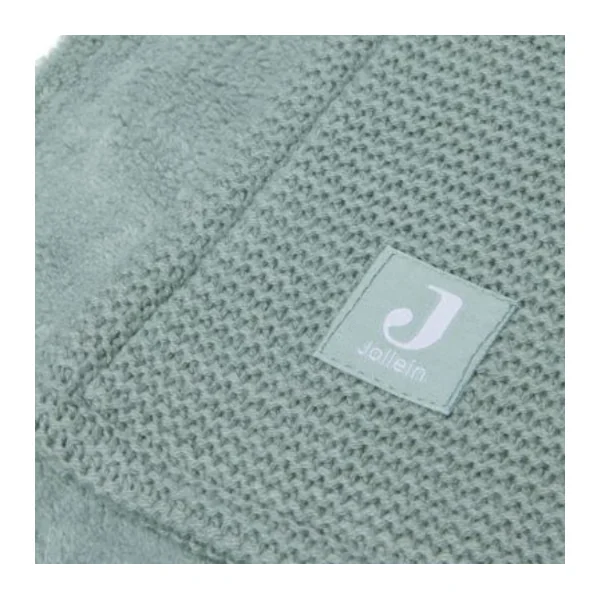 Couverture maille polaire vert