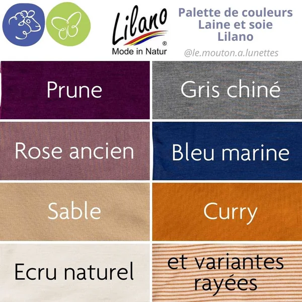 Couverture naissance laine et soie - LILANO