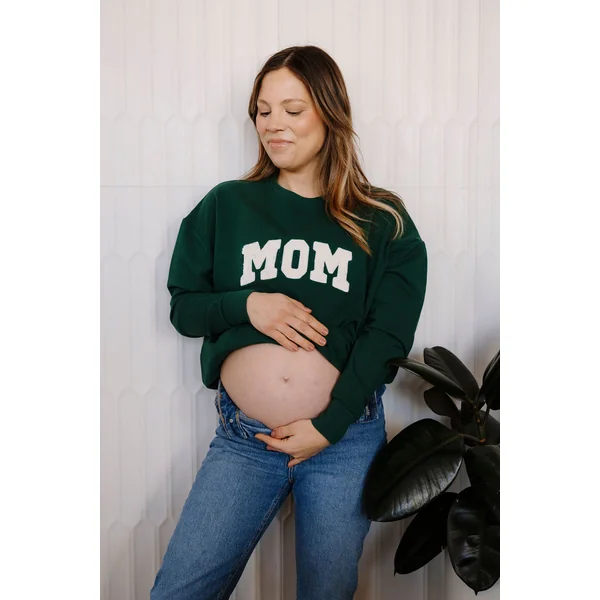 Crewneck MOM - vert forêt