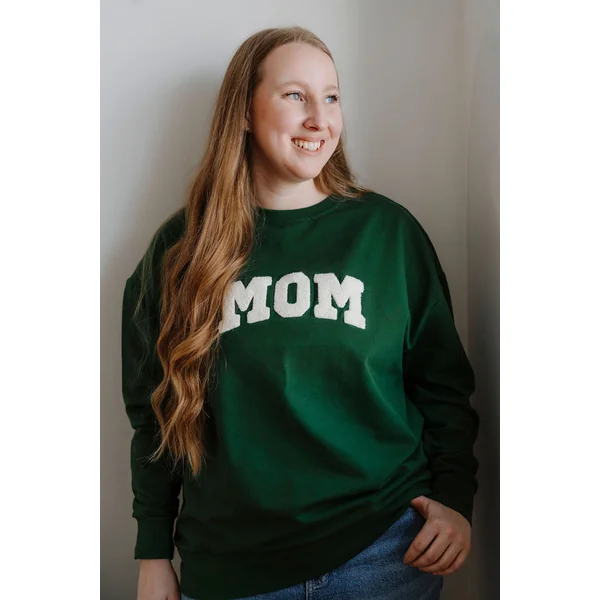 Crewneck MOM - vert forêt