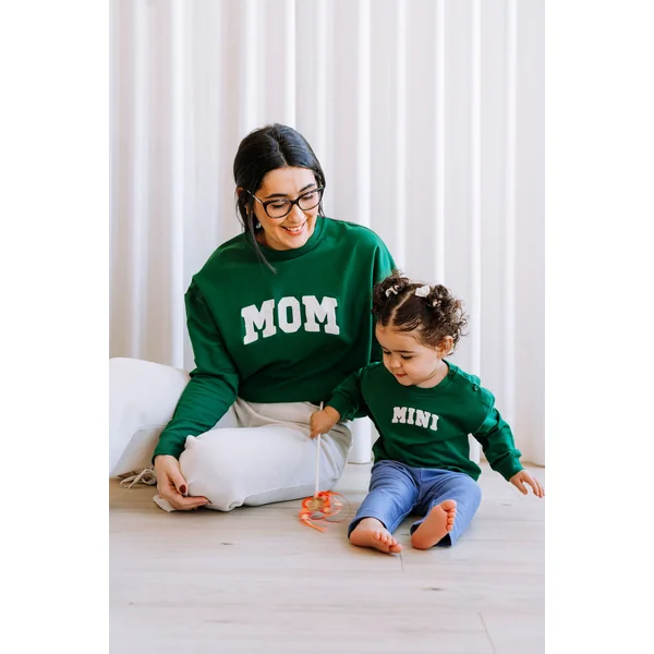 Crewneck MOM - vert forêt