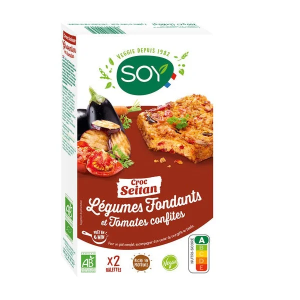 Croc'seitan légumes tom confit 2x100g