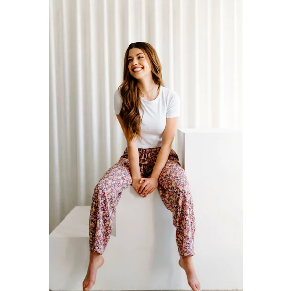 Crop top à manches courtes en bambou - blanc
