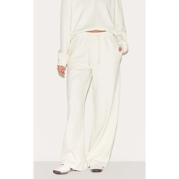 Crème Jogging Large En Molleton Premium