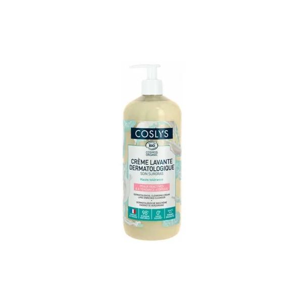 Crème lavante dermatologique liquide soin surgras 1 Litre Coslys