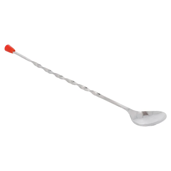 CUILLÈRE TRESSÉE COCKTAIL 27,5 CM ARGENTE INOX (12 UNITÉ) - Garcia de Pou