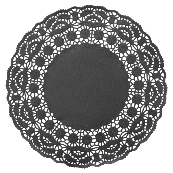 DENTELLES RONDES AJOURÉES 40 G/M2 Ø 21,5 CM NOIR PAPIER (250 UNITÉ) - Garcia de Pou