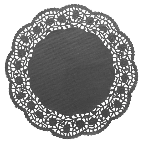 DENTELLES RONDES AJOURÉES 40 G/M2 Ø 27 CM NOIR PAPIER (250 UNITÉ) - Garcia de Pou