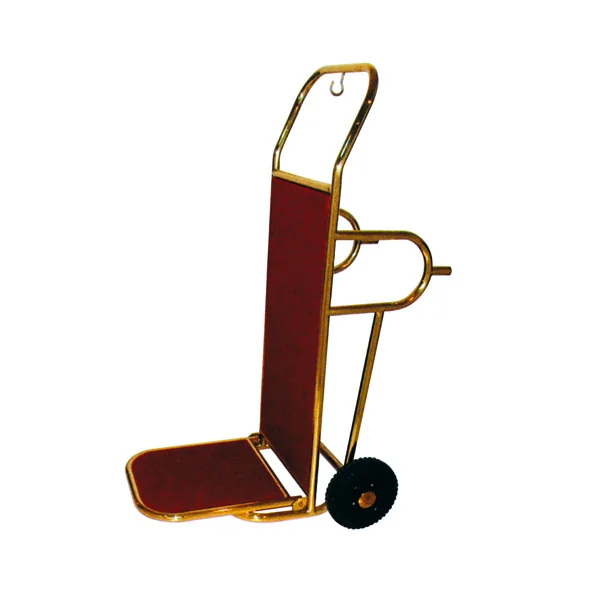 DIABLE PORTE VALISES LUXE 70x56x120 CM DORE INOX (1 UNITÉ) - Garcia de Pou