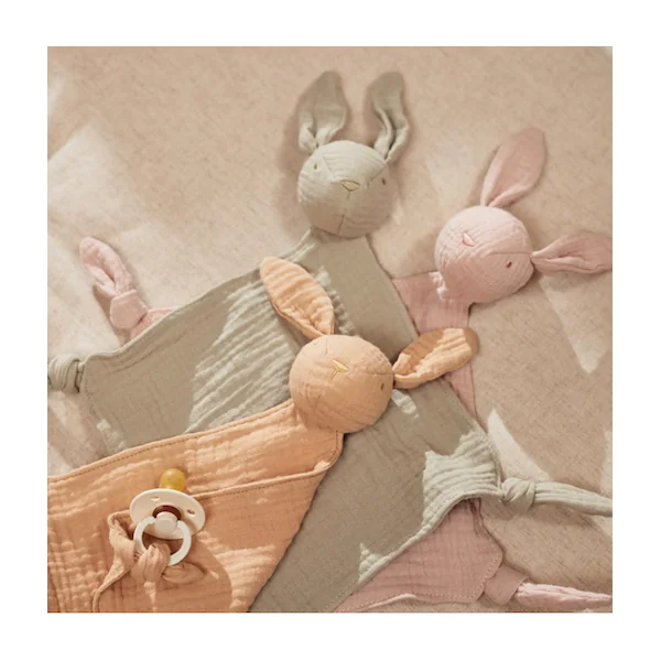 Doudou lapin moonstone