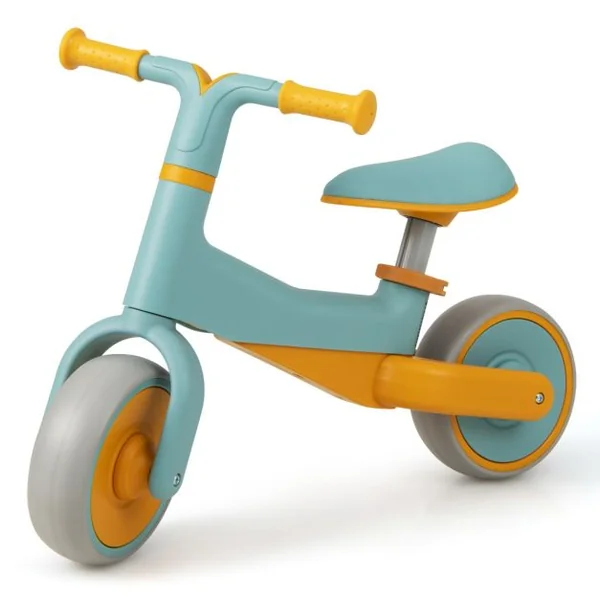 Draisienne Bébé 18-48 Mois avec Siège Réglable et Guidon Vélo Draisienne sans Pédale pour Enfants avec Roues EVA Élargies Bleu