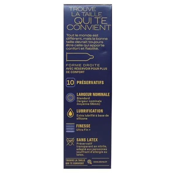 Durex Intensity 10 préservatifs sans latex dernière génération