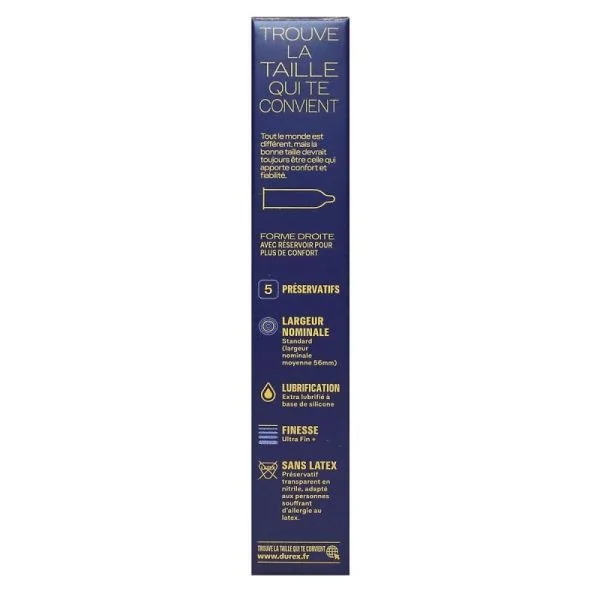 DUREX Intensity 5 préservatifs sans latex dernière génération