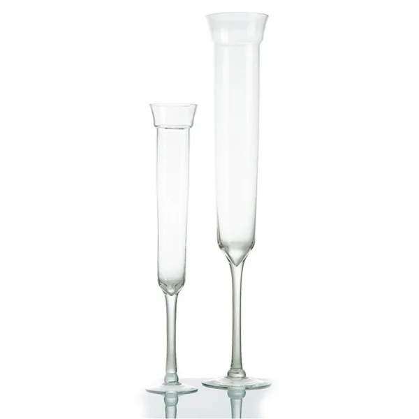 DÉCORATION GÉANTE "FLUTE" Ø 10,3/10,9x60 CM TRANSPARENT VERRE (1 UNITÉ) - Garcia de Pou