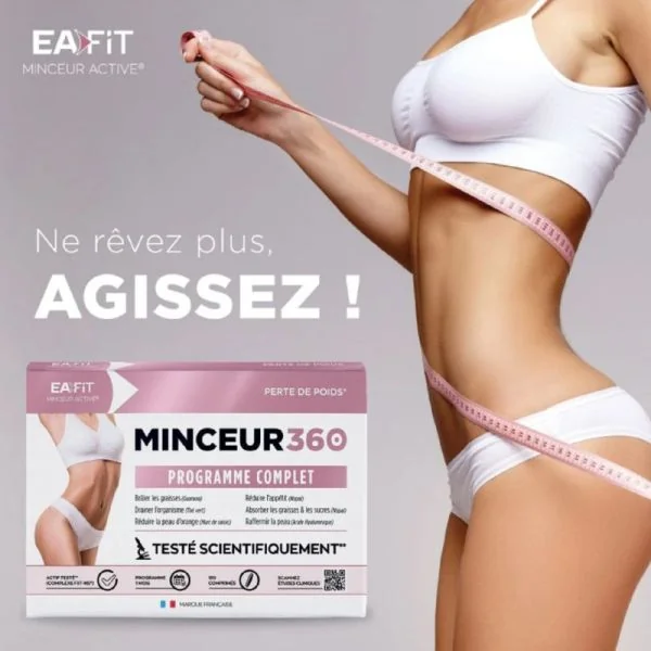 EAFIT MINCEUR 360 Programme Complet 120 Comprimés - Perte de Poids