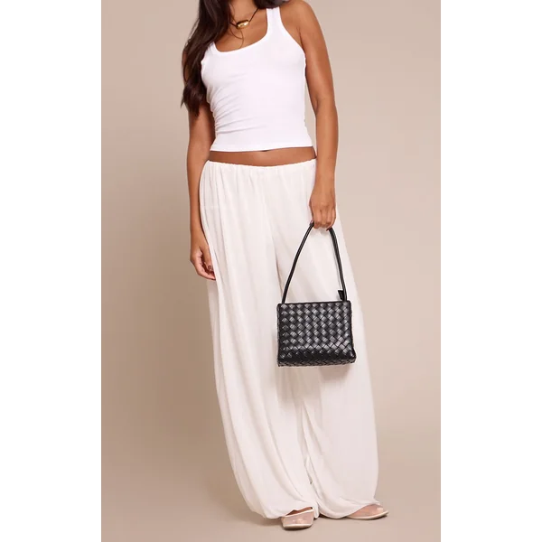 Ecru Pantalon Ballon En Mousseline Légère
