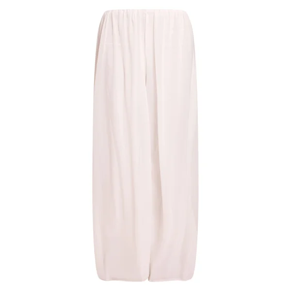 Ecru Pantalon Ballon En Mousseline Légère