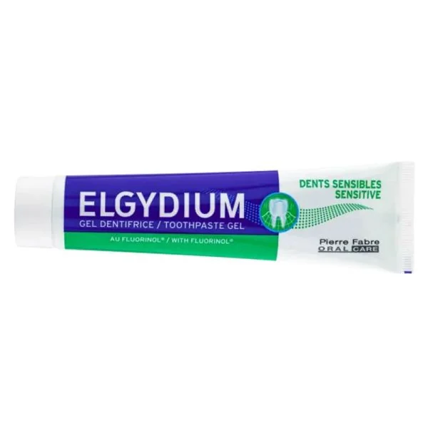 ELGYDIUM DENTS SENSIBLES Lot de 2x 75ml - Gel Dentifrice au Fluorinol