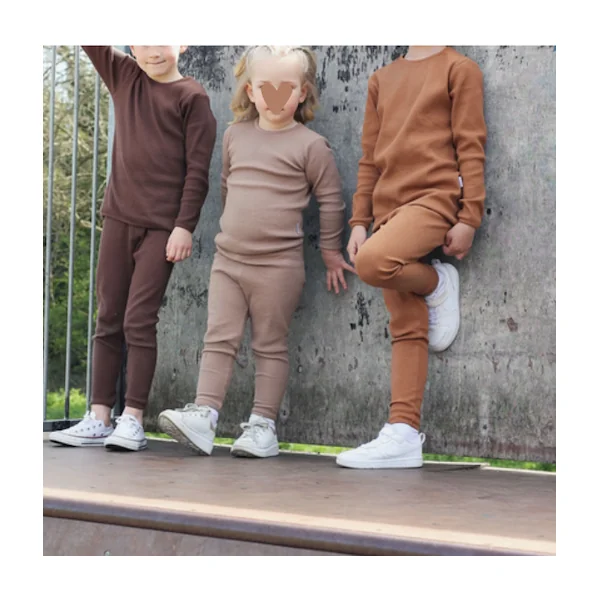 Ensemble coton caramel