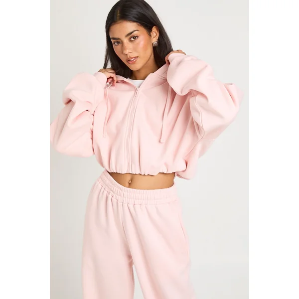 Ensemble de Jogging Sweat à Casynthétiqueche Court Ourlet Bouffant