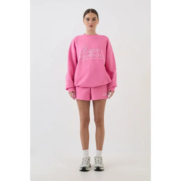 Ensemble De Survêtement Sweat-shirt Oversize Et Short Wellness Club Dsgn Studio