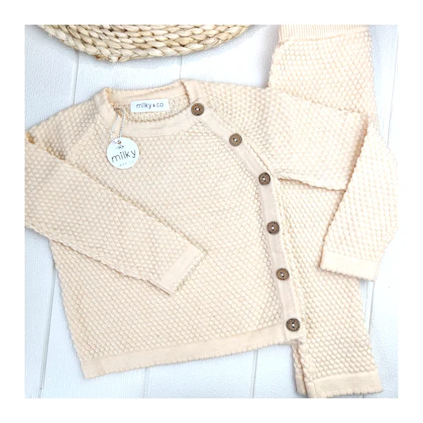 Ensemble maille crème personnalisable