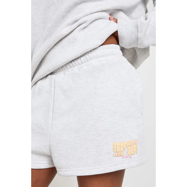 Ensemble Survêtement Sweat Et Short Impression Synthétiqueff Brooklyn Ath Dept