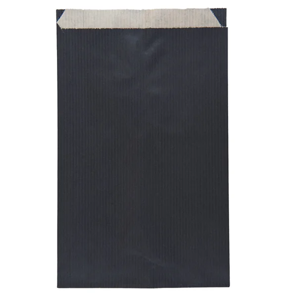 ENVELOPPE CADEAUX COULEUR UNIE 60 G/M2 12+5x18 CM NOIR KRAFT VERGÉ (250 UNITÉ) - Garcia de Pou