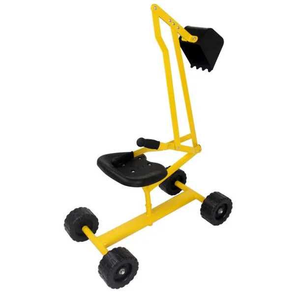 Excavatrice pour Enfants En Métal Avec Pelle Jouet Pelle Pour Enfants à Partir de 3 Ans Jaune