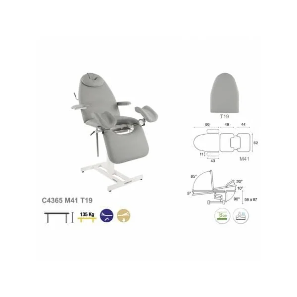 Fauteuil de Gynécologie C4365