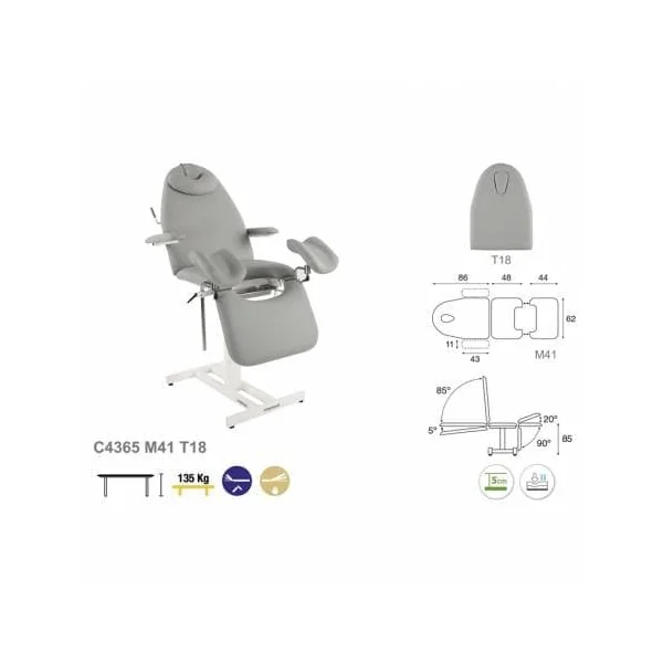 Fauteuil de Gynécologie C4365