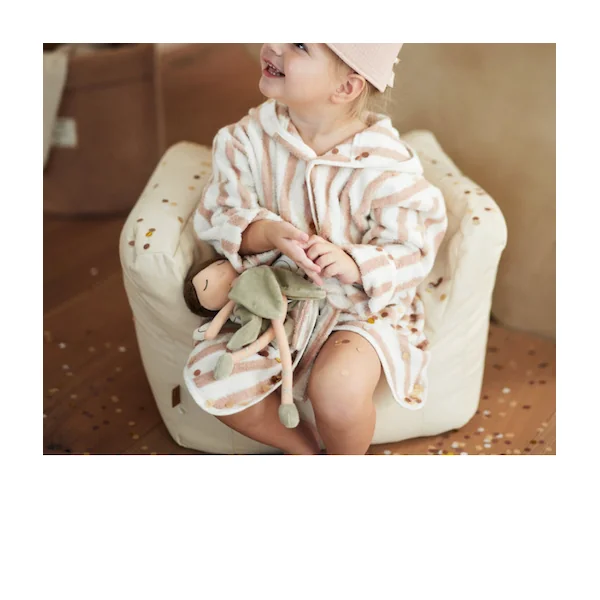 Fauteuil Pouf Enfant Twill - Natural