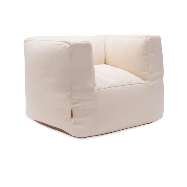 Fauteuil Pouf Enfant Twill - Natural