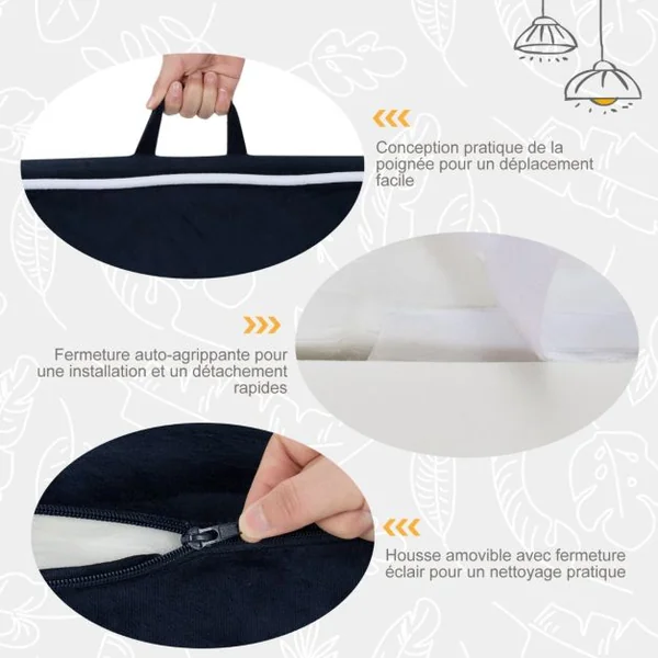 Fauteuil pour Enfant de 0 à 5 ans Rembourré avec Tissu en Velours et Éponge de Haute Qualité Chaise pour Salle de Jeux Chambre Jardin d'Enfants Bleu