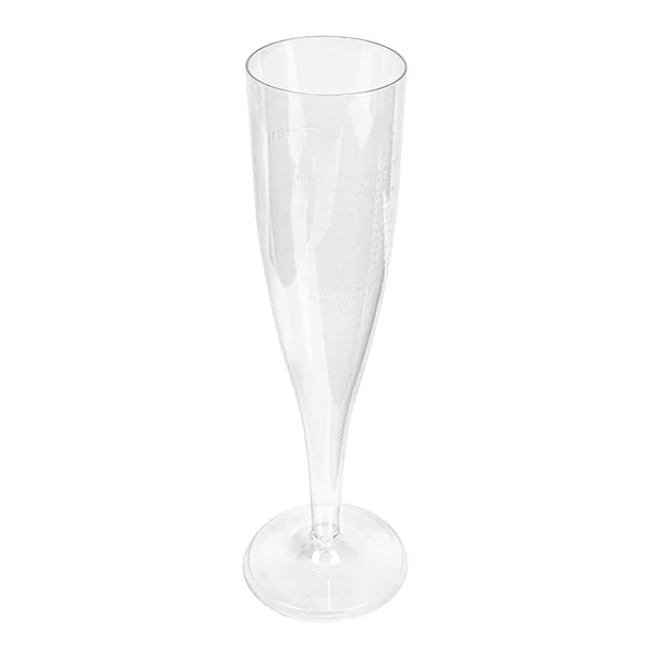 FLÛTES INJECTÉES "CHAMPAGNE" PETITES 100 ML Ø 4,8x17 CM TRANSPARENT CRISTAL PS (180 UNITÉ) - Garcia de Pou